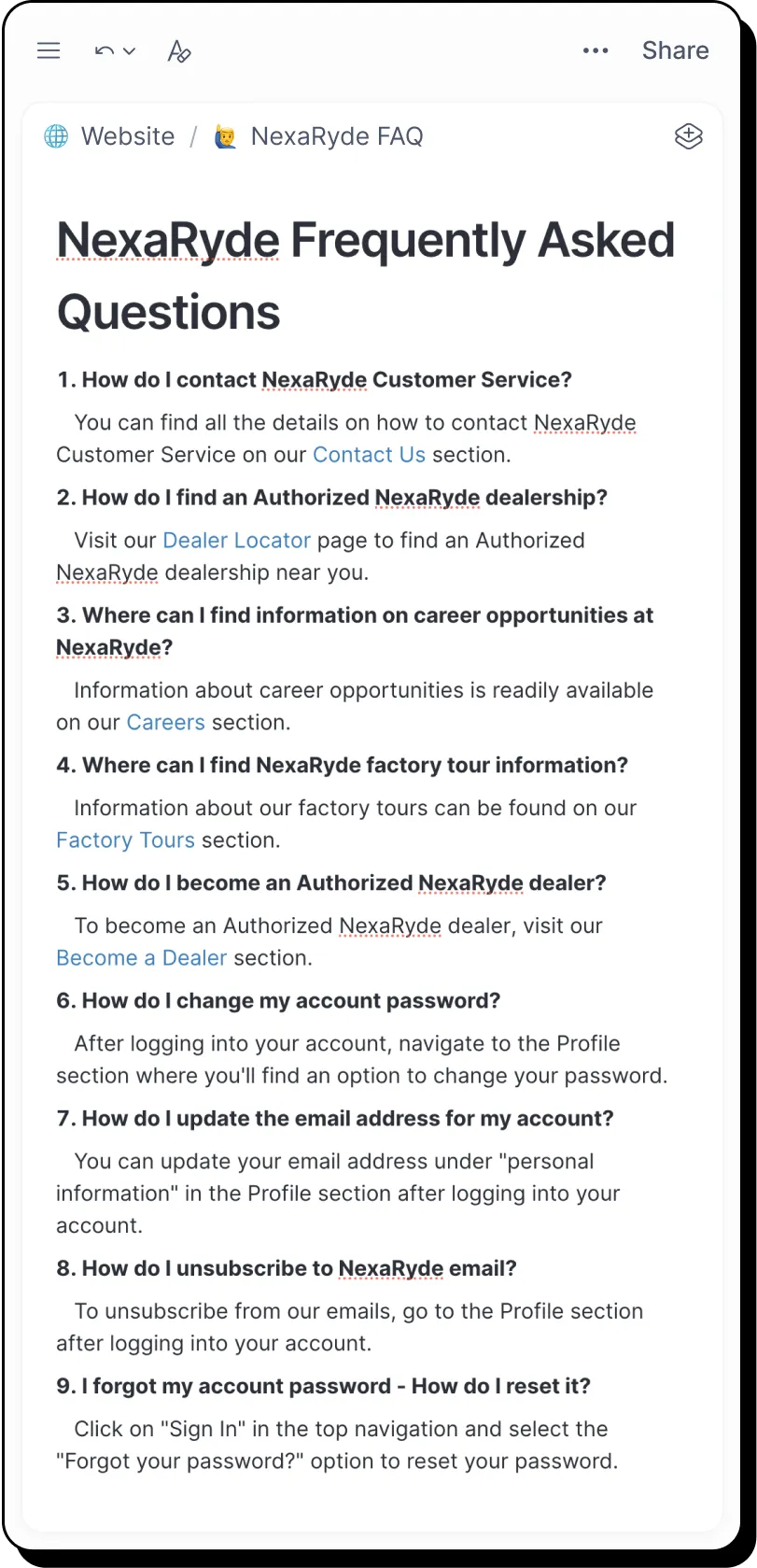 FAQs